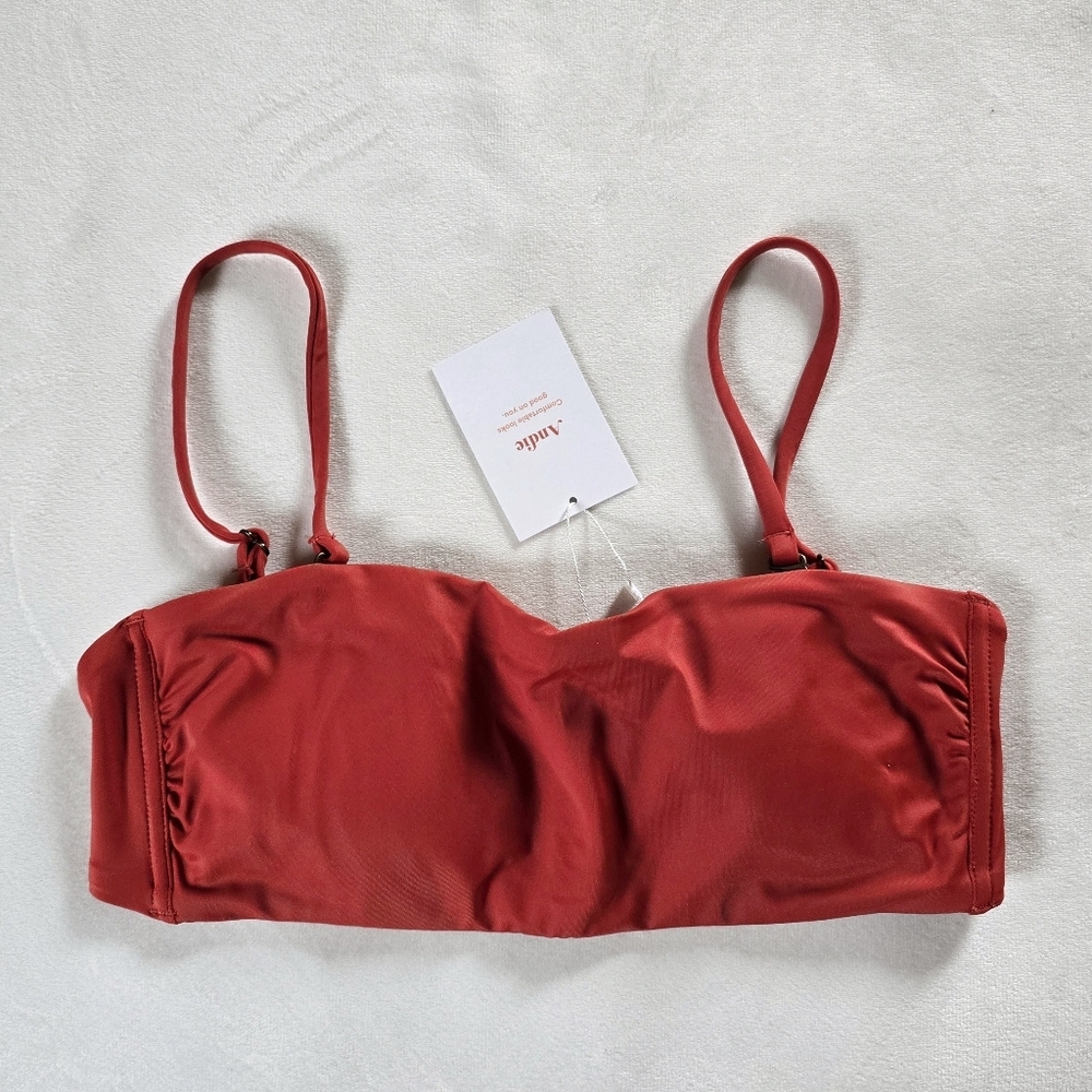 Andiebora Bora Bikini Swim Top In Chili Pepper